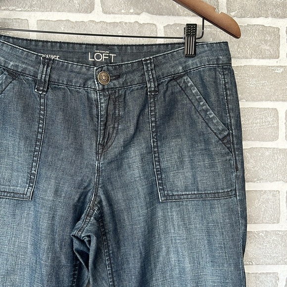 Ann Taylor | Loft Jeans | Modern Trouser | Women’s size 4P | Wide Leg - Picture 2 of 11
